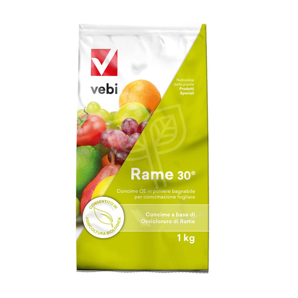 RAME 30% VEBI BAGNABILE - KG 1 - FERTILIZZANTE - FUNGICIDA BIO VEBI - 1719